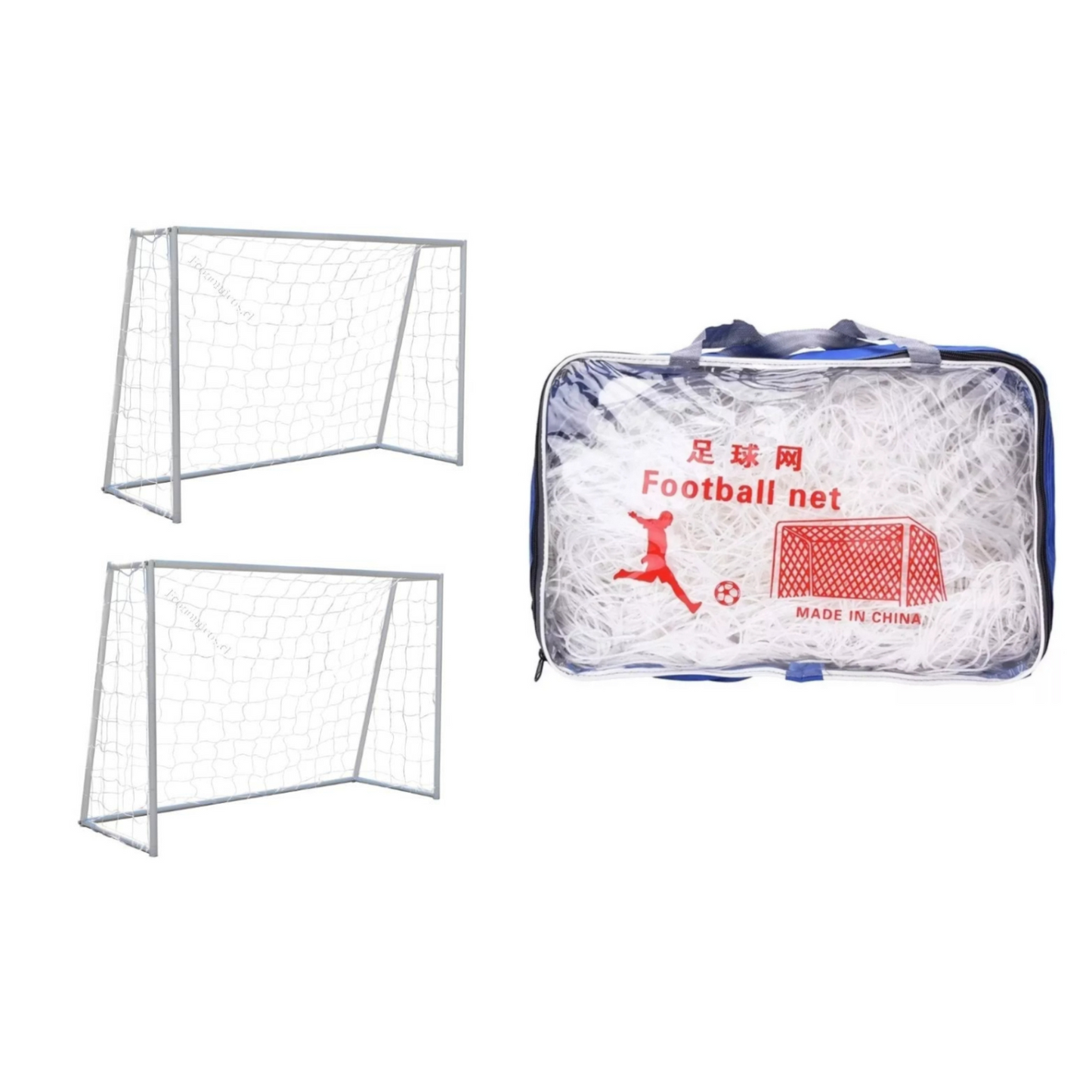 Red Malla De Baby Futbol Trenzado Eco 2x5,5 Mts 2 unidades