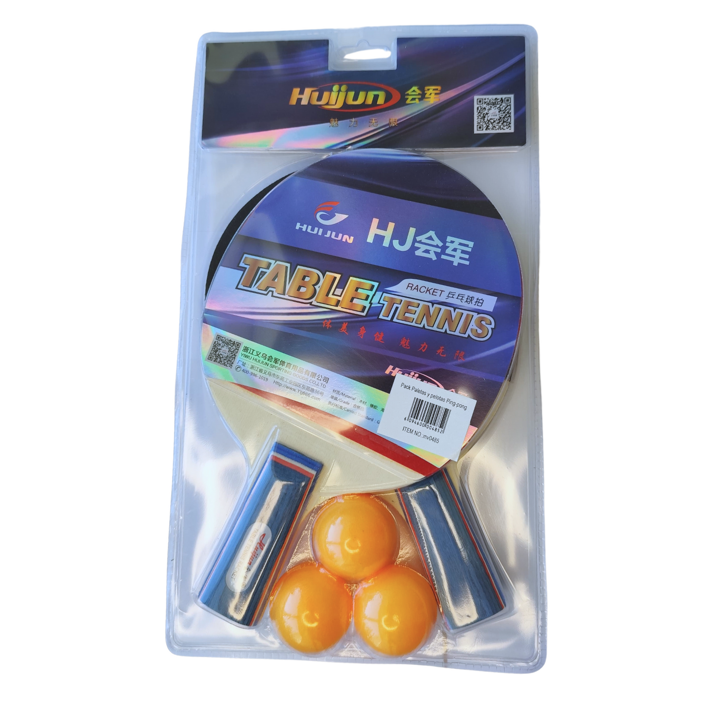 Pack Paletas y Pelotas Ping-Pong