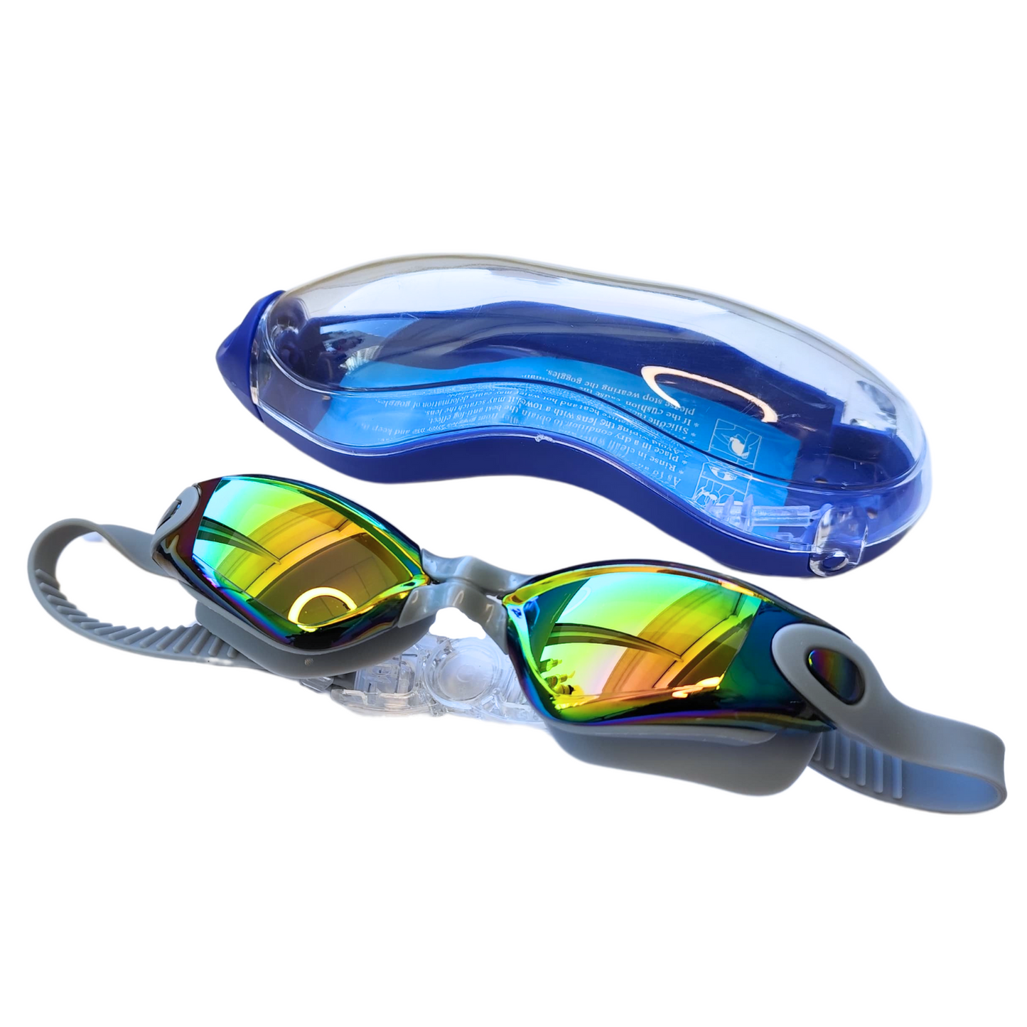 Lentes Para Natación Adulto Pro Antiempañante Uv + Estuche