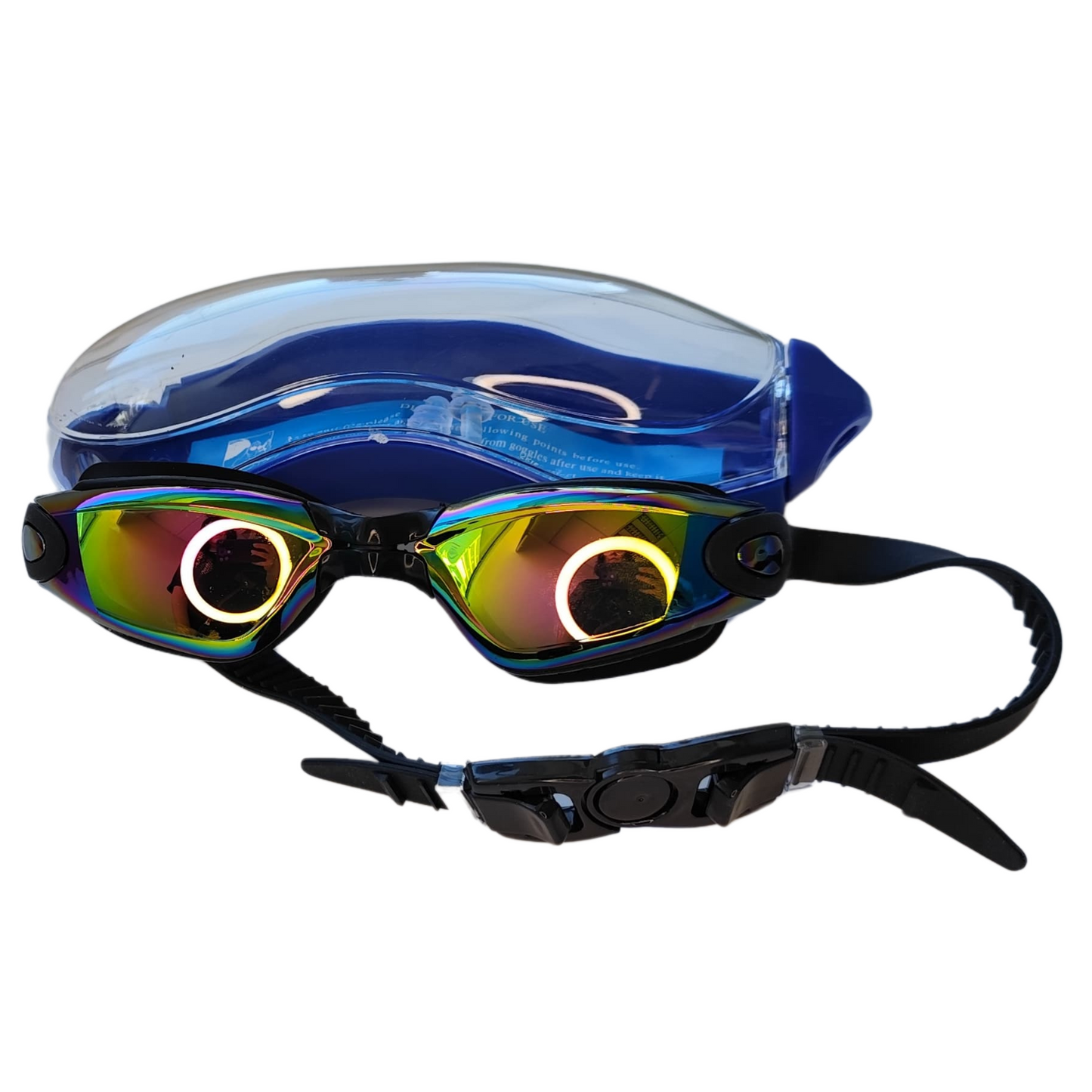 Lentes Para Natación Adulto Pro Antiempañante Uv + Estuche
