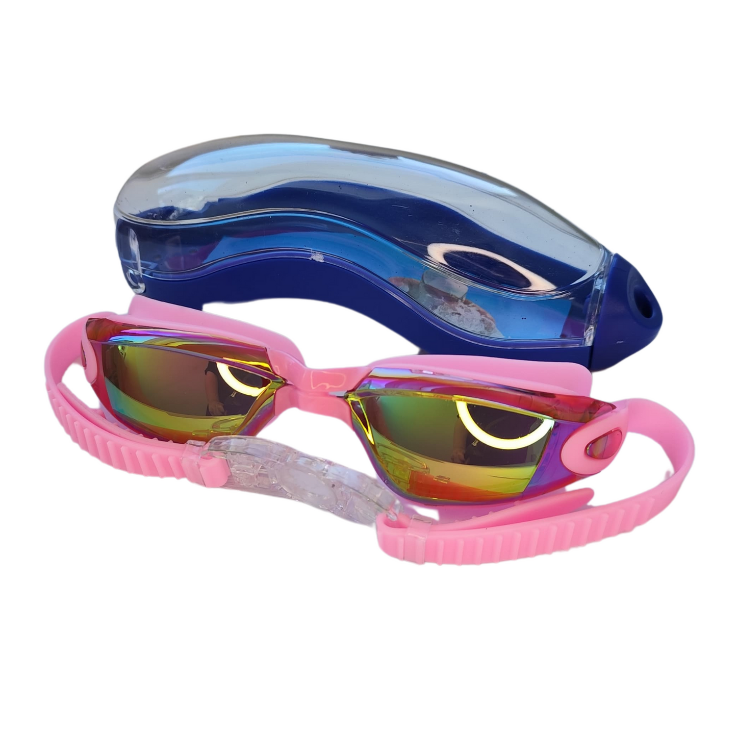 Lentes Para Natación Adulto Pro Antiempañante Uv + Estuche