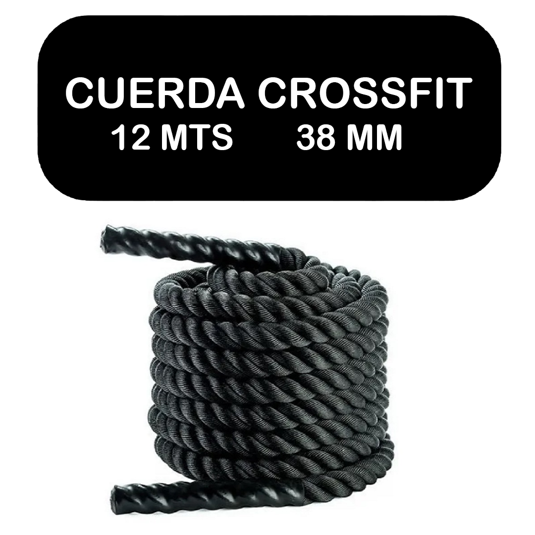 Cuerda Crossfit Batle Rope 12 metros 38 mm