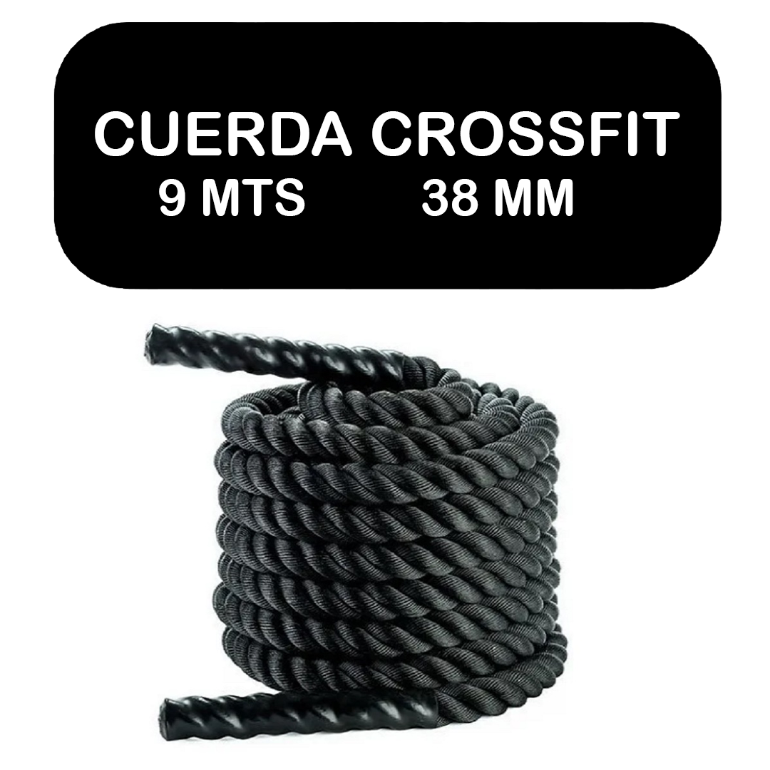 Cuerda Crossfit Batle Rope 9 metros 38 mm