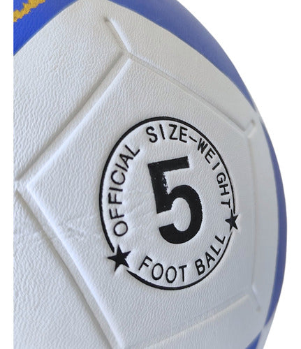 Pelota De Fútbol N5 Pvc Sin Costuras Durabilidad