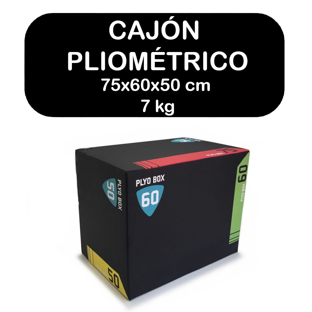 Cajón Pliométrico Box Jump 75x60x50 cm 7 kg
