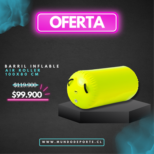 Barril Inflable Air Roller 100x80 cm