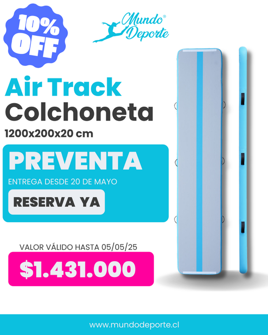 PREVENTA Colchoneta Inflable Airtrack 1200x200 cm Altura 20 cm
