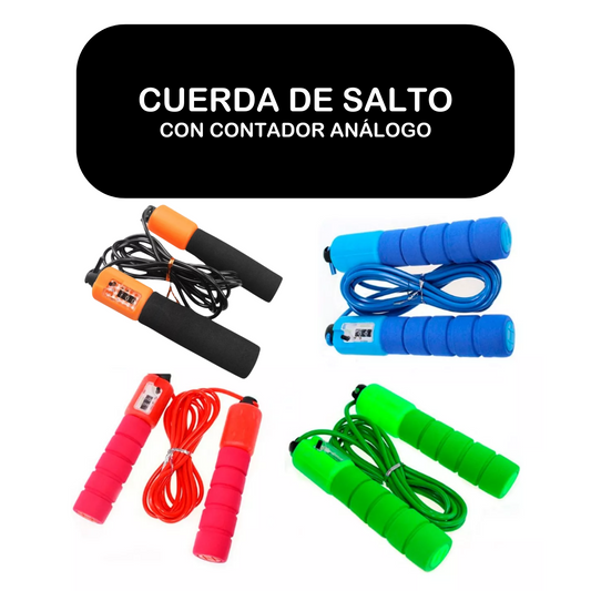 Cuerda de Salto con Contador Análogo