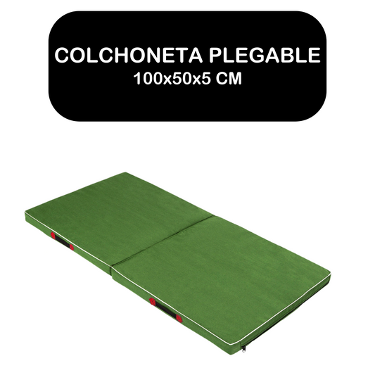 Colchoneta gimnasia plegable 100x50x5 cm