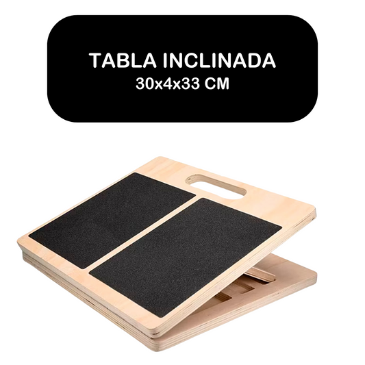 Tabla Inclinada Madera Rehabilitación