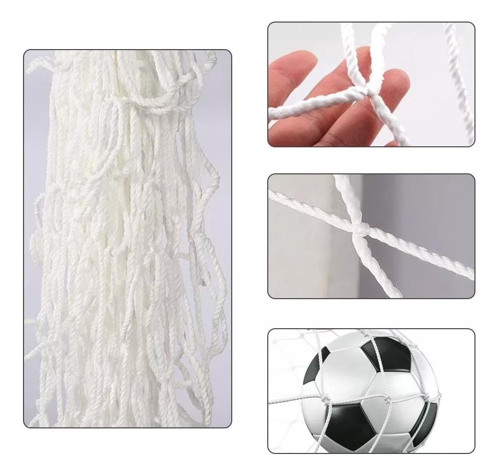 Red Malla De Baby Futbol Trenzado Eco 2x3 Mts 2 unidades