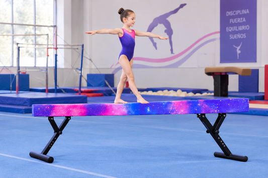 Viga de Gimnasia 2.35 metros de largo ajustable con  6 Alturas