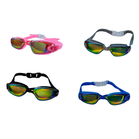 Lentes Para Natación Adulto Pro Antiempañante Uv + Estuche