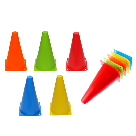 10 Conos Entrenamiento Multicolor 13x17,5 cm