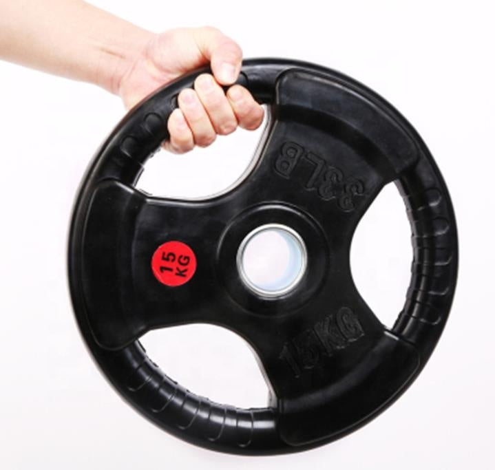 Disco Olimpico Engomado Con Agarre 2,5 Kg
