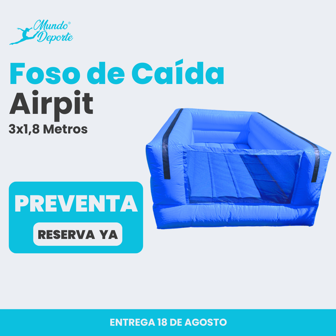 Airpit Foso de caída inflable 300x180 cm PREVENTA Despacho 18 de Agosto