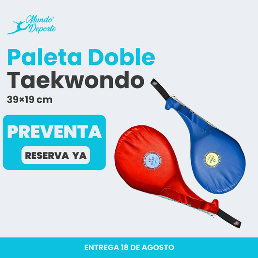 Paleta Doble Taekwondo PREVENTA
