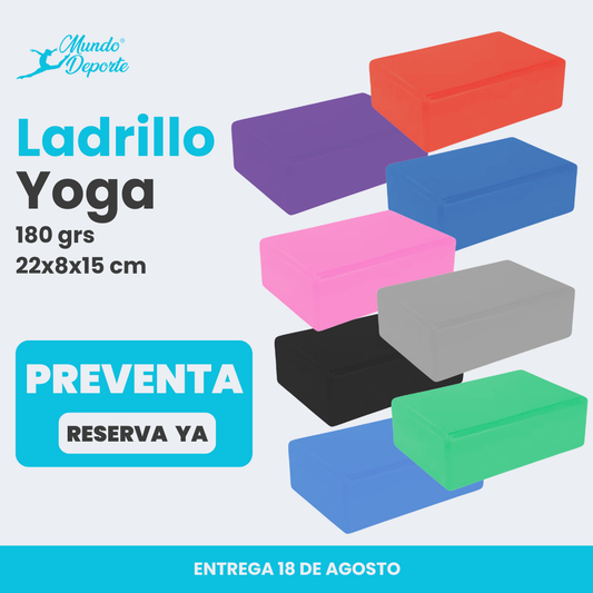 Ladrillo para Yoga 180g PREVENTA