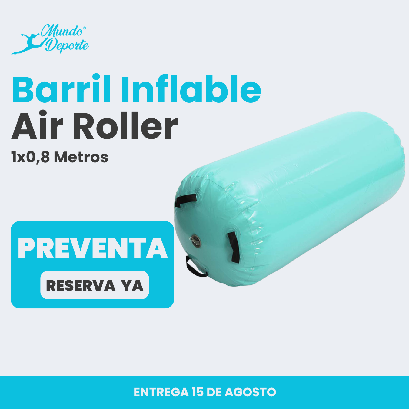 PREVENTA Barril Inflable Air Roller 100x80 cm