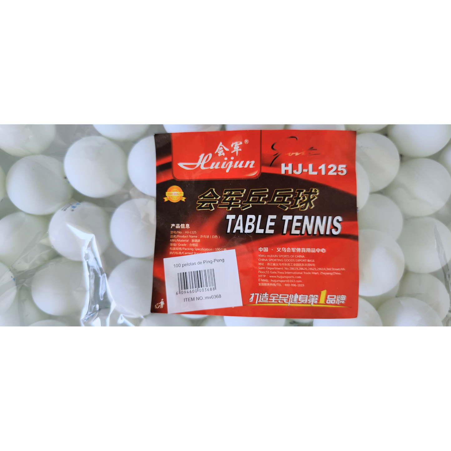 Pelotas De Ping Pong Tenis De Mesa Abs D40+ 100 Unidades