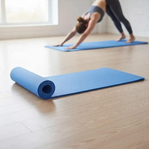 Mat de Yoga 10mm Extra Grueso Incluye Bolso | Colchoneta Pilates