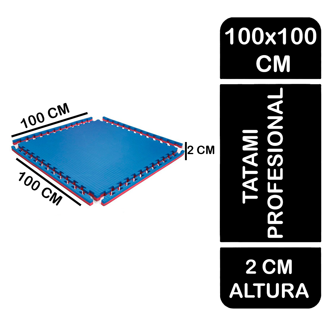 Tatami Profesional Encajable 100x100x2 CM